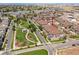 Aerial view showing the property's location in a community at 16700 Las Ramblas Ln # O, Parker, CO 80134