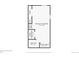 Basement floorplan featuring a finished area, utility space, bathroom, laundry room, and closets at 338 Chelsea St, Castle Rock, CO 80104