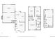 House floorplan showing kitchen, living room, dining room, bonus room, bedrooms, closets, and bathrooms at 338 Chelsea St, Castle Rock, CO 80104