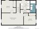 Detailed floor plan of the home's layout featuring bedrooms, recreation room, utility room, and bathroom at 11 S Perry St, Denver, CO 80219