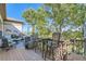 Enjoy outdoor living on this deck with ample seating and a scenic backyard view at 4285 Corte Bella Dr, Broomfield, CO 80023