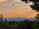 Sunset View overlooking the hills at 4285 Corte Bella Dr, Broomfield, CO 80023