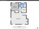 Floor plan showcasing Gathering room, bedroom, and bathroom layout with dimensions and hall, stairs, utility room at 6810 S Marion W Cir, Centennial, CO 80122