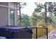 Outdoor hot tub with a view of trees at 226 Hidden Valley Ln, Castle Rock, CO 80108