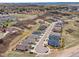 An aerial view shows the property's location in a beautiful neighborhood at 4538 Hidden Gulch Rd, Castle Rock, CO 80104