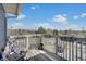 Open-air balcony offering scenic views, white railing with planter boxes, and room for seating at 2428 W 82Nd Pl # 3A, Westminster, CO 80031