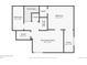 Basement floor plan featuring a bathroom, recreation room, closet and storage room at 401 W 114Th Pl, Northglenn, CO 80234