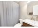 Bright bathroom features a shower and a vanity with modern fixtures for a clean, functional space at 1607 Cottonwood Dr # 14, Louisville, CO 80027