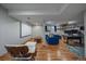 Finished basement with home theater and office areas at 7291 Palisade Dr, Highlands Ranch, CO 80130
