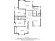 Second-floor plan with bedrooms, bathrooms, and walk-in closets at 7291 Palisade Dr, Highlands Ranch, CO 80130
