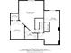 Basement floor plan with recreation room, bedroom, and storage at 7291 Palisade Dr, Highlands Ranch, CO 80130