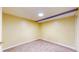 Neutral carpeted bedroom with base-molding and flush mount light fixture at 7682 S Steele St, Centennial, CO 80122
