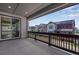 Covered back patio with neighborhood view at 8585 Eckley St, Littleton, CO 80125