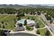 A picturesque aerial view of a community pool and surrounding recreation area with a stunning mountain backdrop at 4382 S Xenon St, Morrison, CO 80465