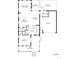 Detailed first floor plan showcasing kitchen, great room, office, dining, and garage layout at 9437 E 51St Dr, Denver, CO 80238