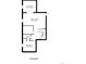 Floor plan of basement showcasing a Gathering room, flexi room, bedroom, and bathroom layout at 9437 E 51St Dr, Denver, CO 80238