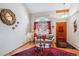 Comfortable living room featuring a large arched window and a beautifully decorated interior at 9938 Grove Way # B, Westminster, CO 80031