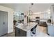 Beautiful kitchen with stainless steel appliances, a large island, and an open concept design at 16442 Bluebonnet Dr, Parker, CO 80134