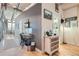 Home office space in hallway with built-in desk and storage at 2441 N Broadway # 212, Denver, CO 80205