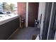 Outdoor patio with a brick accent wall, providing a quaint, open-air space at 14353 E 1St Dr # 201, Aurora, CO 80011