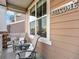 Inviting front porch with seating, offering a cozy spot to relax and enjoy the neighborhood views at 1297 Black Haw St, Elizabeth, CO 80107