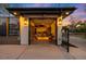 Detached garage with lighting and ample storage space at 2400 S Columbine St, Denver, CO 80210