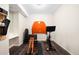 Bright home gym features exercise equipment, including stationary bike and rowing machine at 2400 S Columbine St, Denver, CO 80210