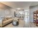 Open-concept living room flowing into the kitchen, creating a welcoming and functional space at 1068 Milo Cir # A, Lafayette, CO 80026