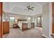 Main bedroom with a vaulted ceiling, and private access to a balcony at 1091 Colt Cir, Castle Rock, CO 80109