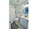 Updated bathroom with white subway tile, modern fixtures, and a sleek vanity for a clean, contemporary feel at 4178 E 94Th Pl, Thornton, CO 80229