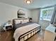 Well-lit bedroom featuring a full bed, contemporary decor, and an airy window at 4178 E 94Th Pl, Thornton, CO 80229