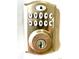 Close-up of a Kwikset keypad door lock at 8701 Huron St # 3-214, Thornton, CO 80260