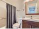 Bathroom with a shower, vanity, and neutral finishes at 389 Smith Cir, Erie, CO 80516