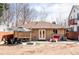 Cozy backyard patio with outdoor seating, perfect for entertaining and relaxation at 4571 Beach Ct, Denver, CO 80211