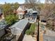 Bird's eye view of home with garage, garden, patio and rooftop deck at 3354 Vallejo St, Denver, CO 80211