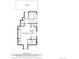 Second floor floor plan showing primary bedroom with ensuite bath and balcony at 3354 Vallejo St, Denver, CO 80211