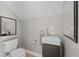Cozy powder room with modern fixtures at 3354 Vallejo St, Denver, CO 80211