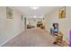 Bright basement featuring carpet floors, recessed lighting, and a large open area for various activities at 6180 W 77Th Pl, Arvada, CO 80003