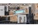 Bird's eye view showcasing a rooftop pool, gardens, and outdoor lounge areas at 4200 W 17Th Ave # 912, Denver, CO 80204