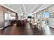 Bright, open living space featuring hardwood floors, a modern kitchen, and a dining area with views at 4200 W 17Th Ave # 912, Denver, CO 80204