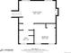 Floor plan of the lower level showing the Gathering room, bathroom and one bedroom at 359 S 25Th Ave, Brighton, CO 80601