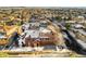 Aerial view of a residential area with a townhouse in the foreground at 3851 Stonebrush Dr # 11B, Littleton, CO 80126