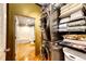 Convenient in-unit laundry area adjacent to the main bathroom at 1863 Wazee St # 4B, Denver, CO 80202