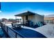 Relax on this rooftop terrace with dining, grilling, and lounge seating perfect for entertaining at 1863 Wazee St # 4B, Denver, CO 80202