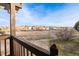 Private balcony offering views of open space and surrounding area at 17361 E Mansfield Ave # 531R, Aurora, CO 80013