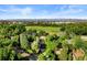 Scenic aerial view of the property, showcasing the surrounding park and expansive views of the city skyline at 4600 E 3Rd Ave, Denver, CO 80220