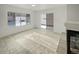 Bright dining area with tile floors and backyard access at 18986 E 51St Pl, Denver, CO 80249