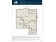 Basement floor plan featuring an unfinished basement area with a patio slab and space for storage at 8484 Orchard City Dr, Littleton, CO 80125