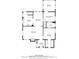 1521 sq ft home floor plan, 2 bedrooms, kitchen, living room at 1325 Clermont St, Denver, CO 80220