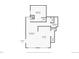 Basement floor plan featuring bedroom, bathroom, laundry, kitchen, living room, and closets at 8925 Oakwood St, Westminster, CO 80031